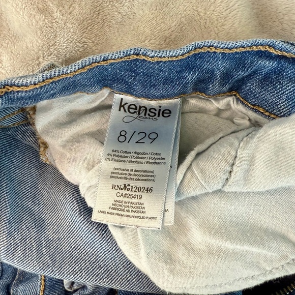 Kensie Blue Denim Jeans - Picture 4 of 6